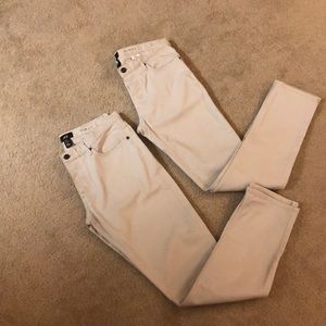 Light Khaki 5 pocket pants (1 )